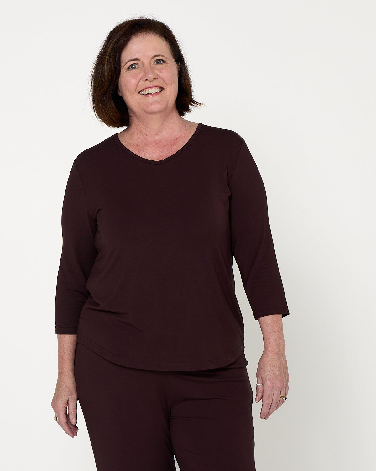 Tammin Bamboo Top - Chocolate