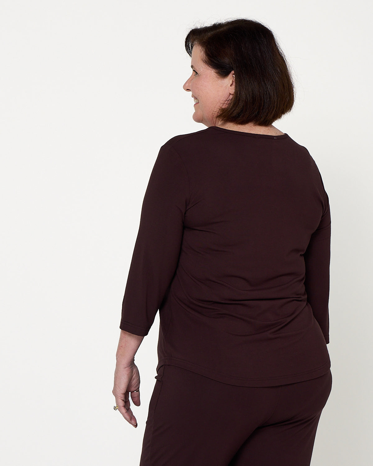 Tammin Bamboo Top - Chocolate