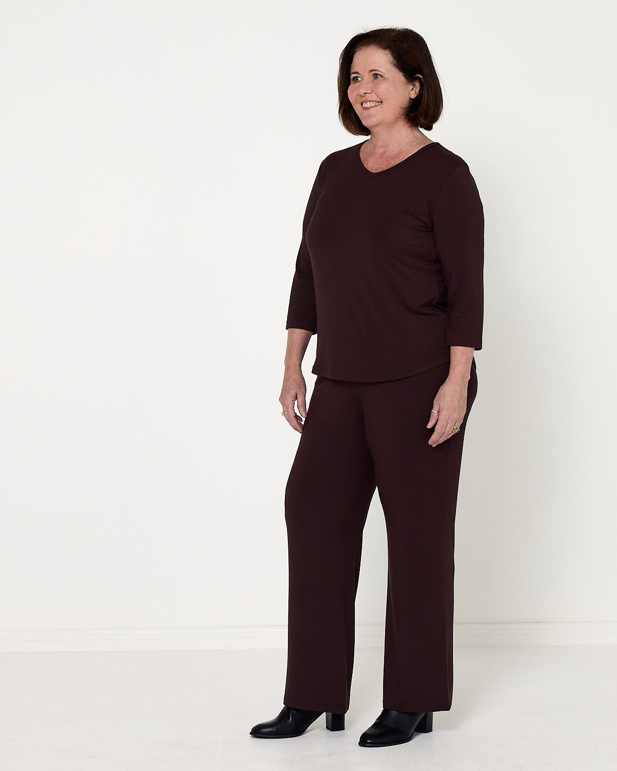 Raya Bamboo Pant - Chocolate