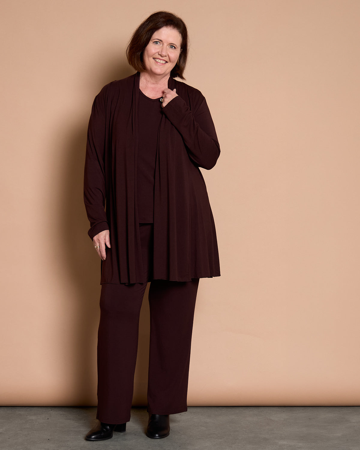 Tammin Bamboo Top - Chocolate