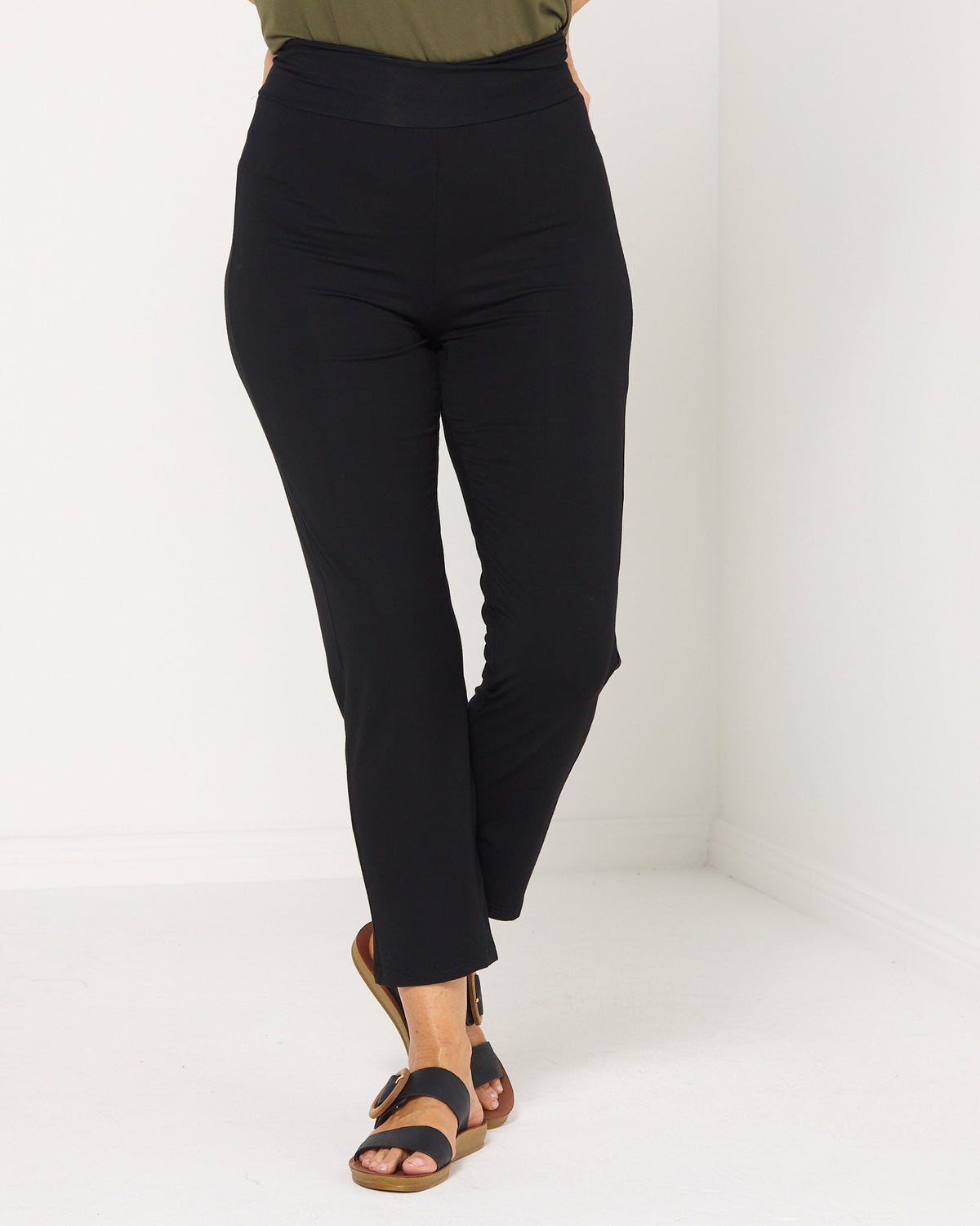 Nina Bamboo Pants - Black