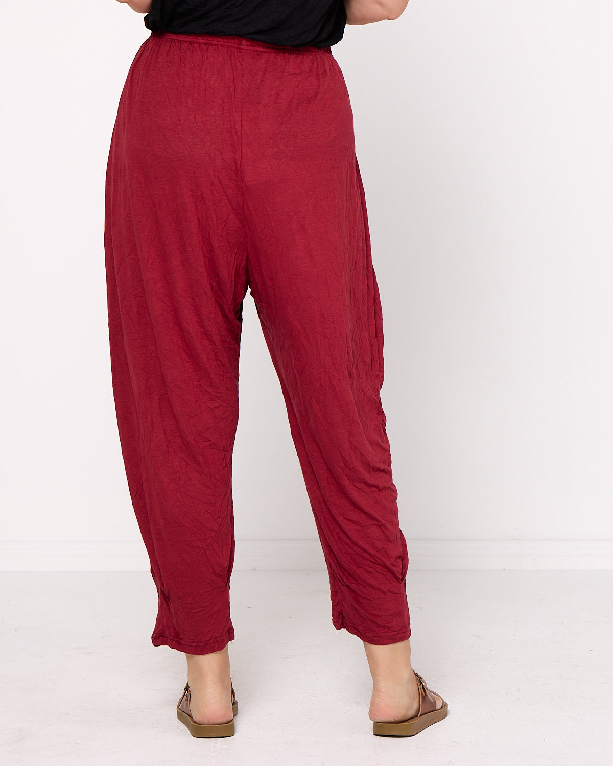Alisha Pants - Burgundy
