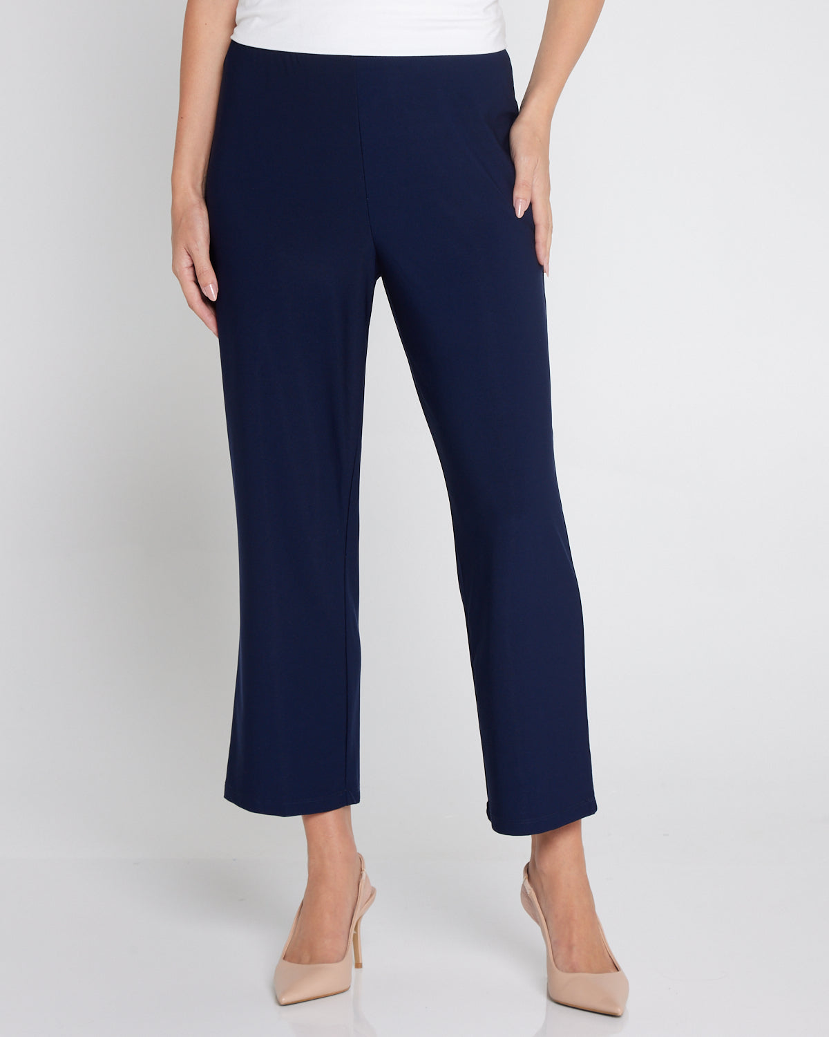Petite Travel Pants - Navy