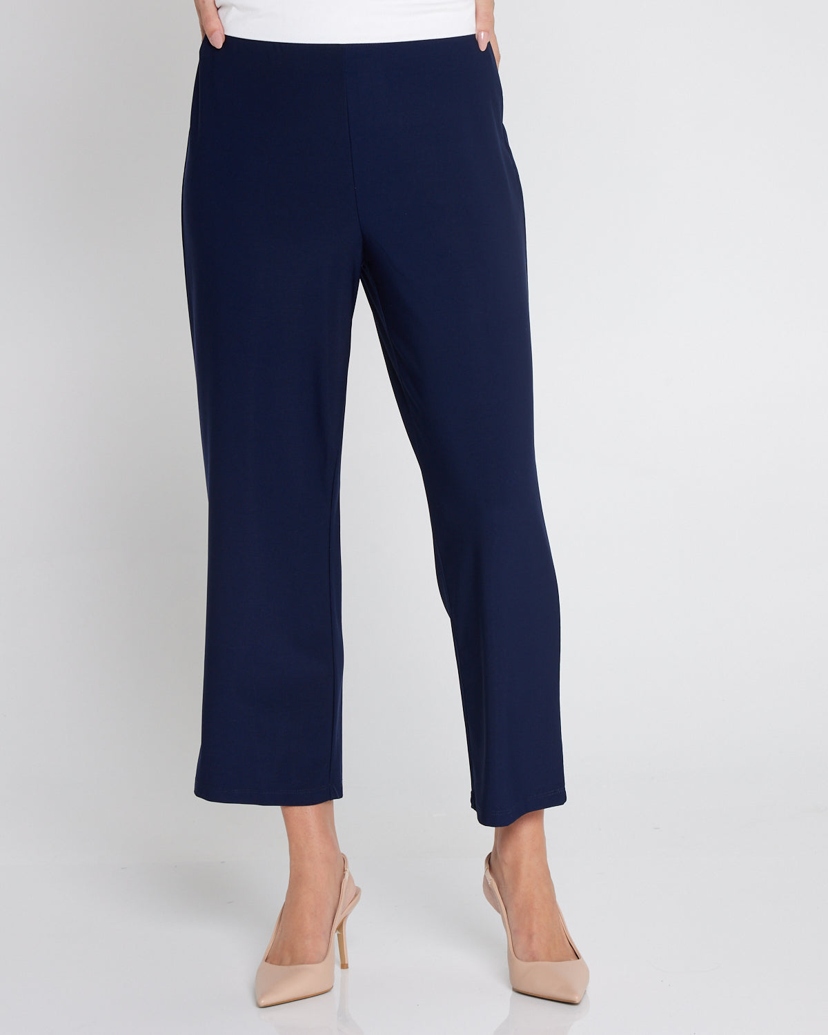 Petite Travel Pants - Navy