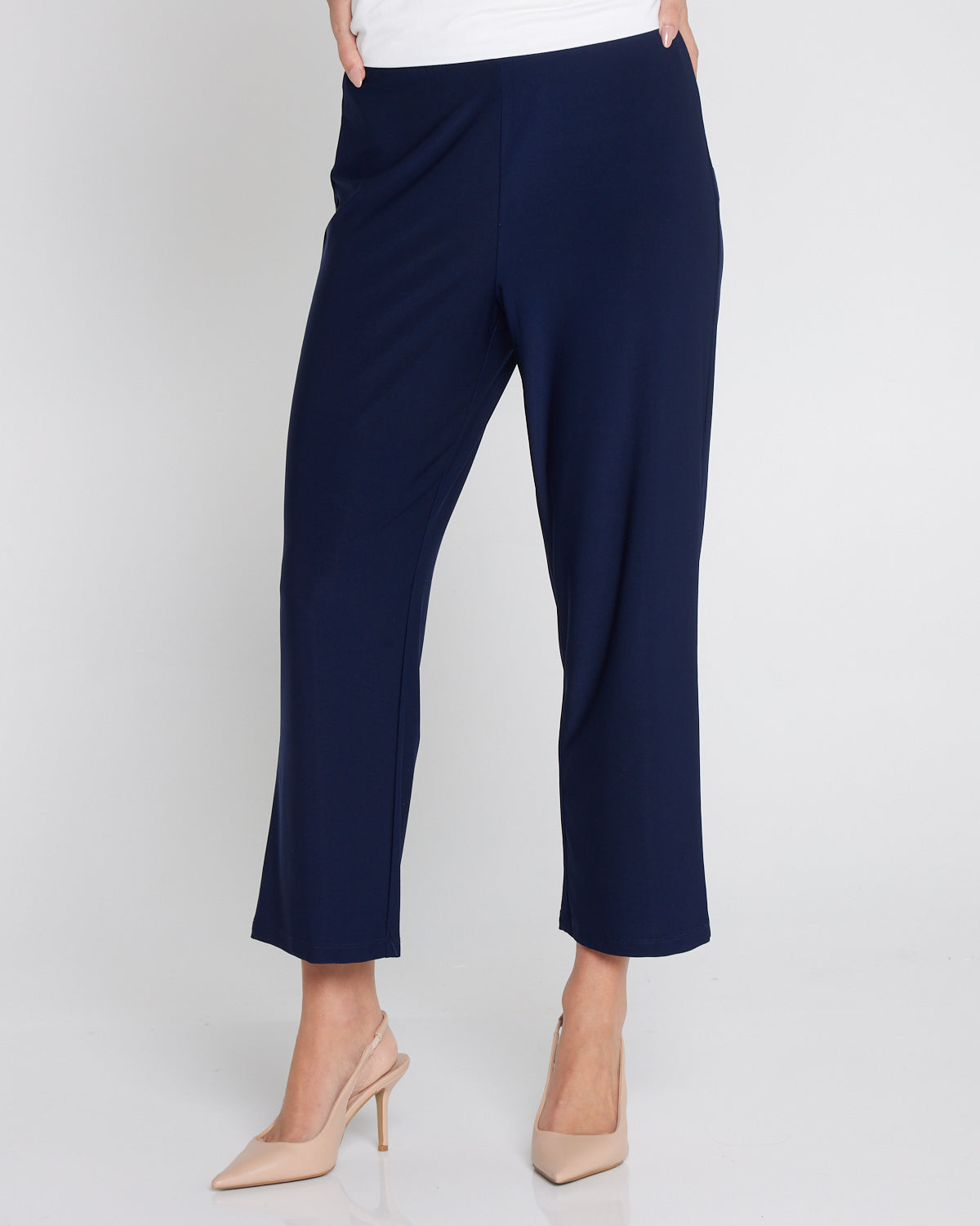 Petite Travel Pants - Navy