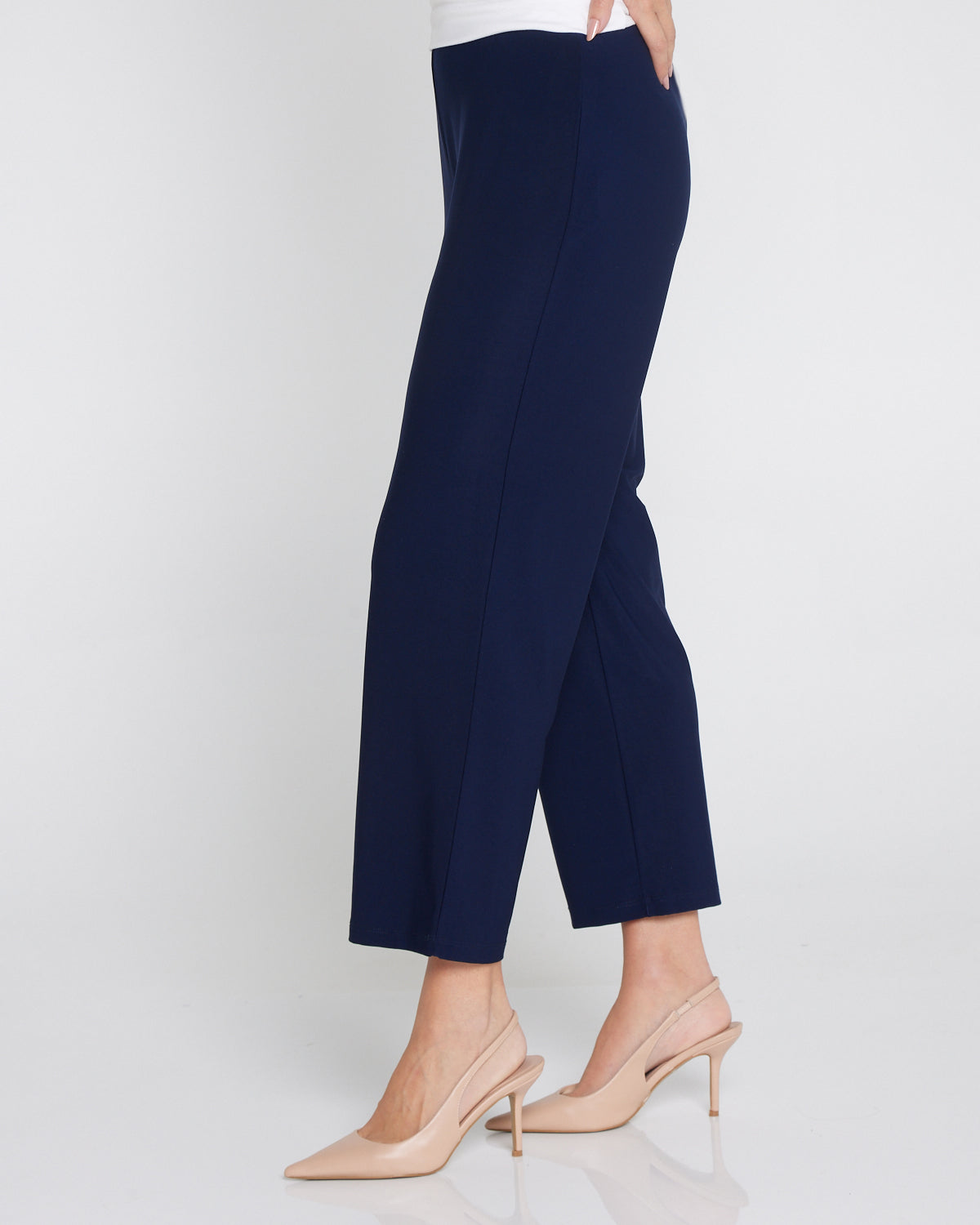 Petite Travel Pants - Navy