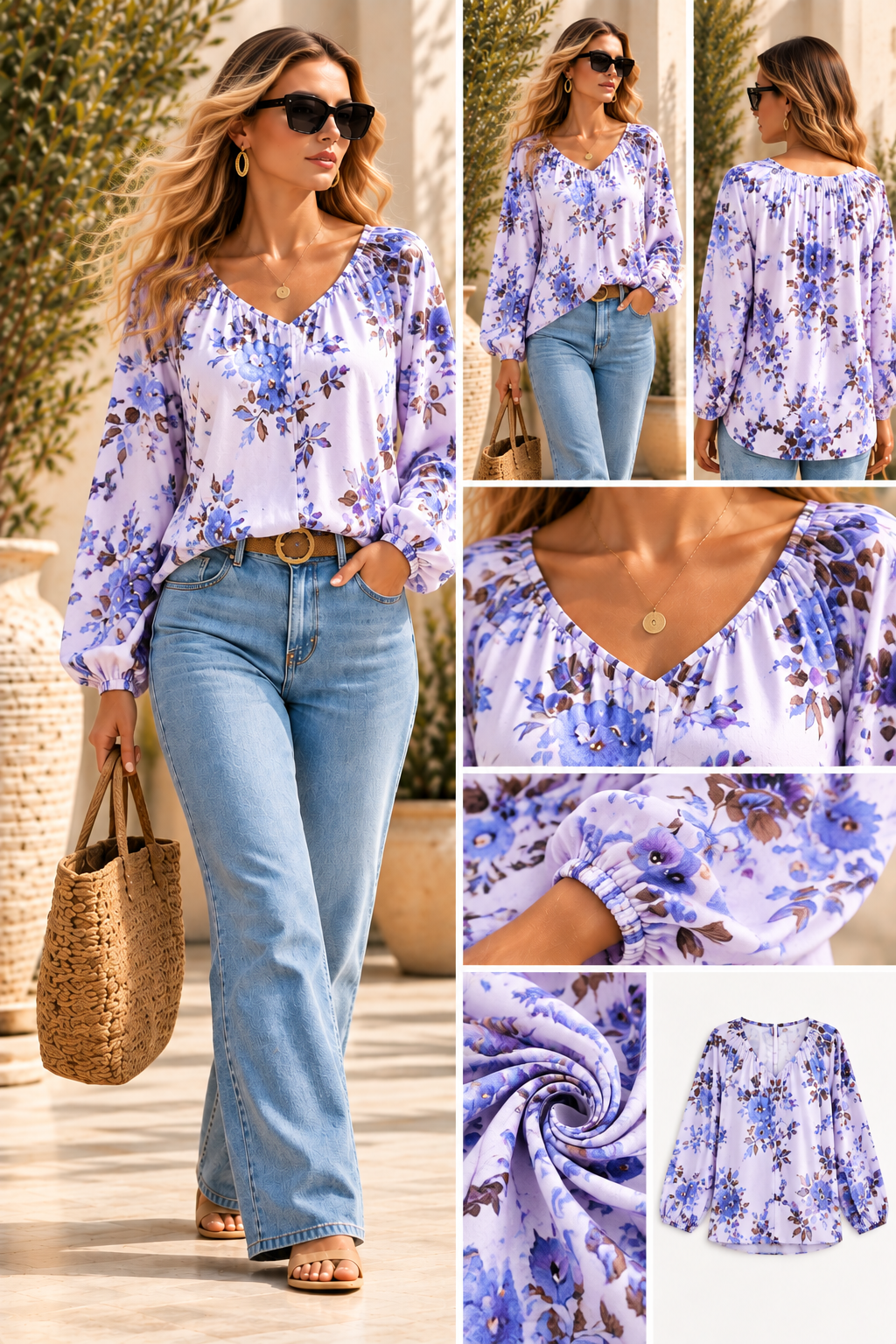 Luna™ Floral Blouse