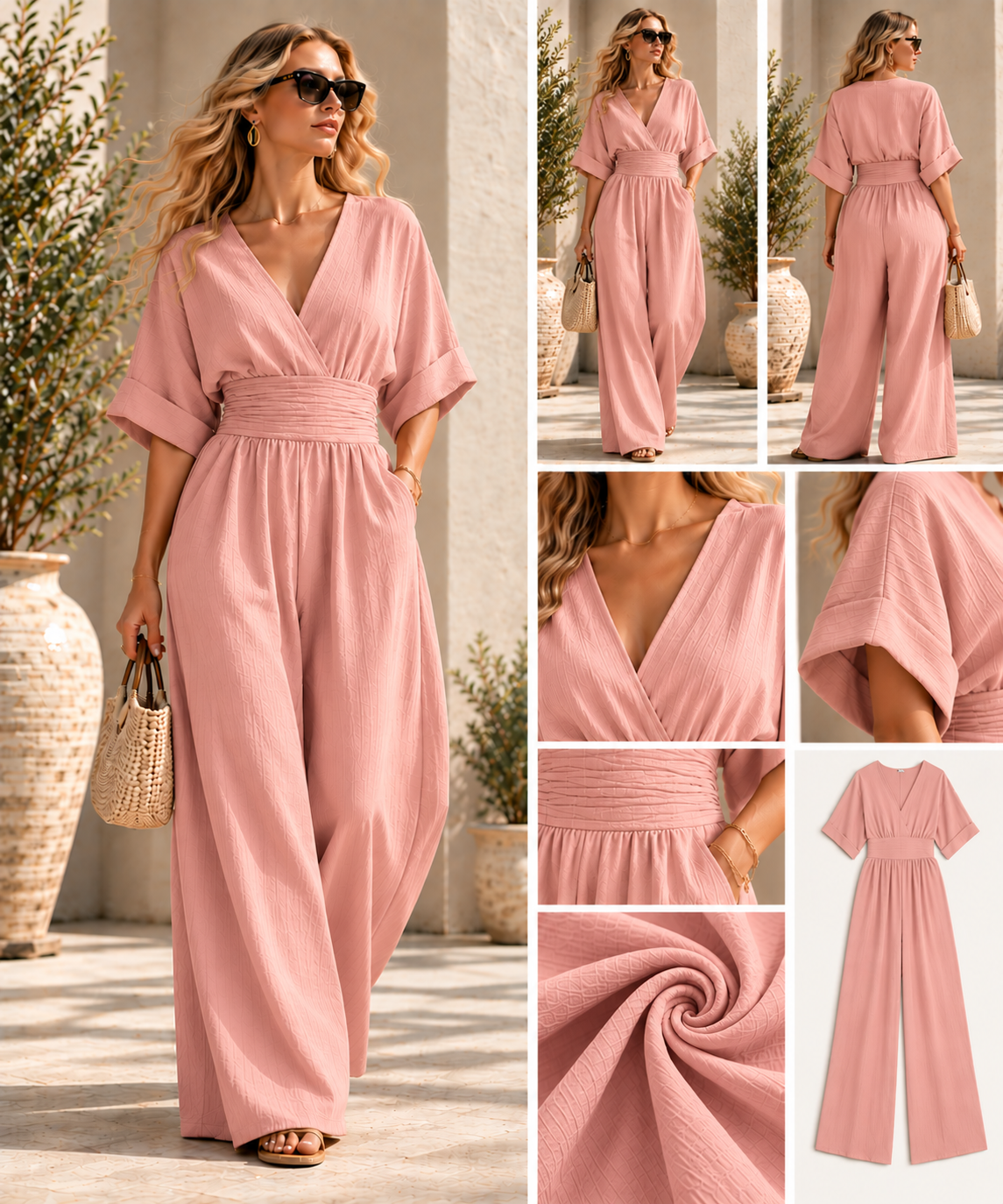 Elara™ Elegant Wide-Leg Jumpsuit