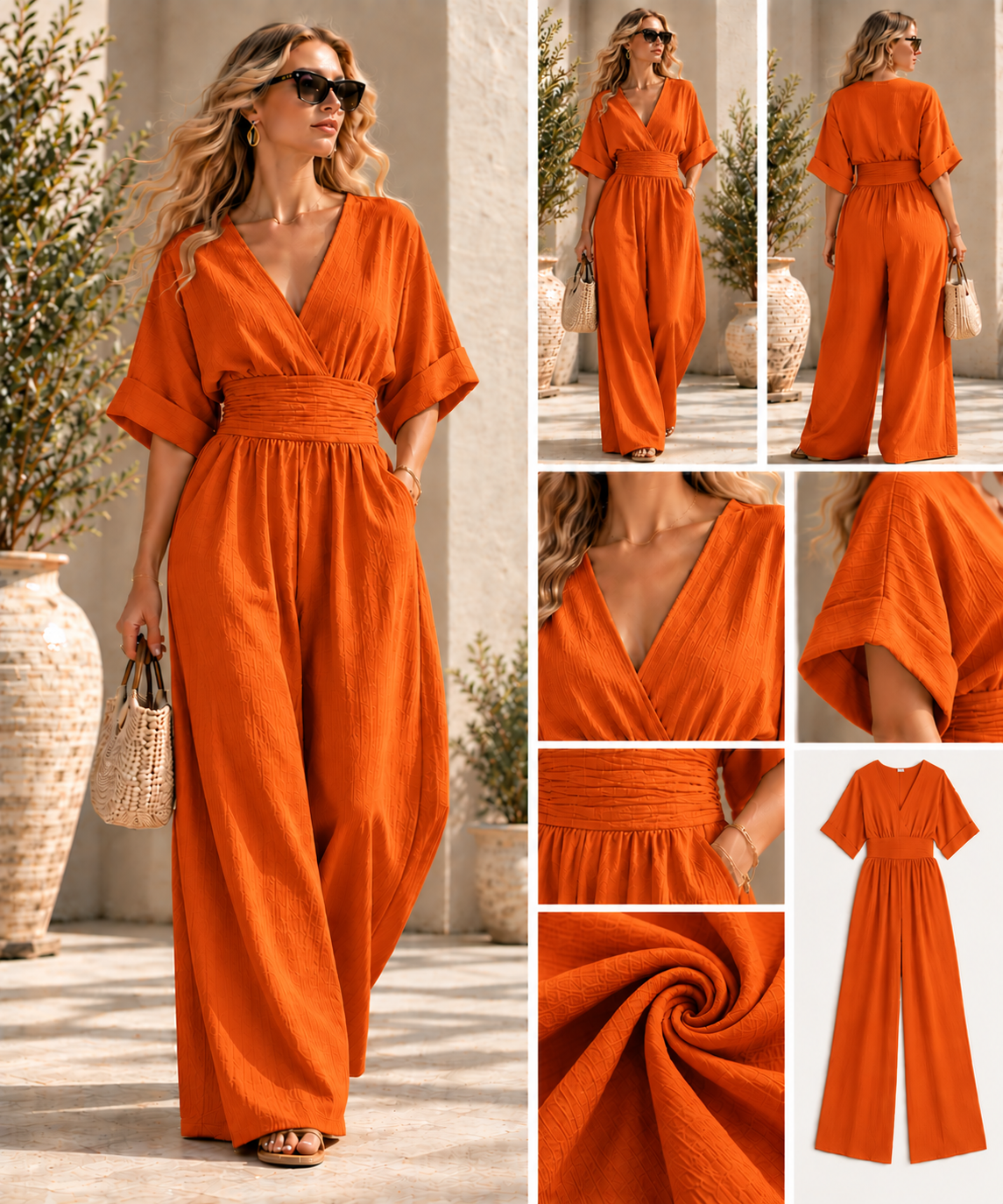 Elara™ Elegant Wide-Leg Jumpsuit