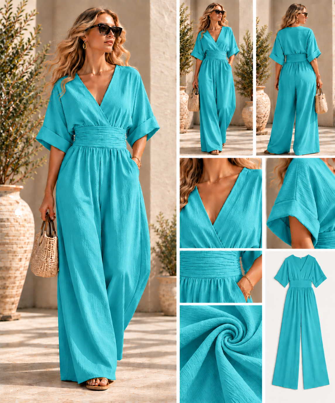 Elara™ Elegant Wide-Leg Jumpsuit