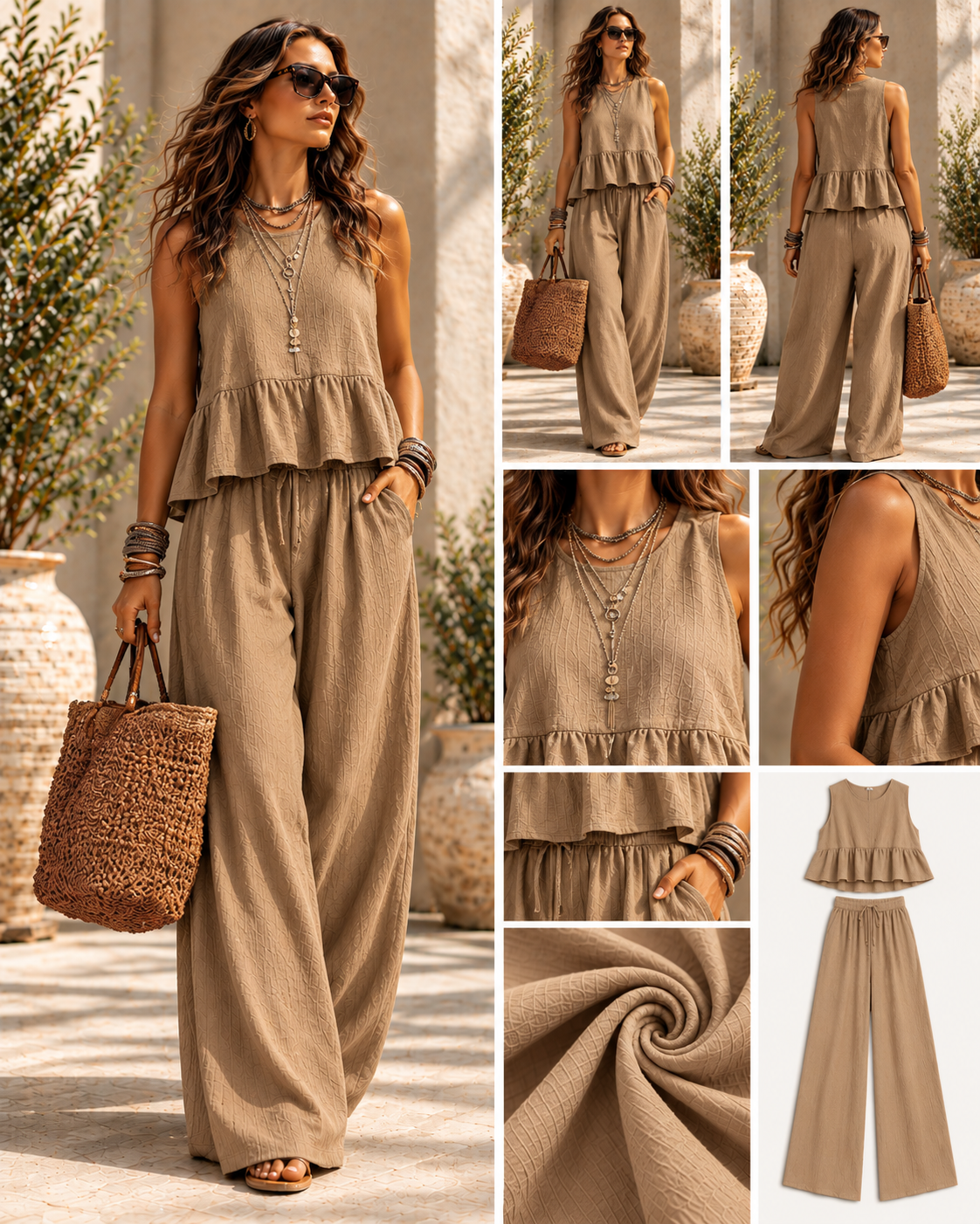 Sienna™ Relaxed Ruffle Two-Piece Set