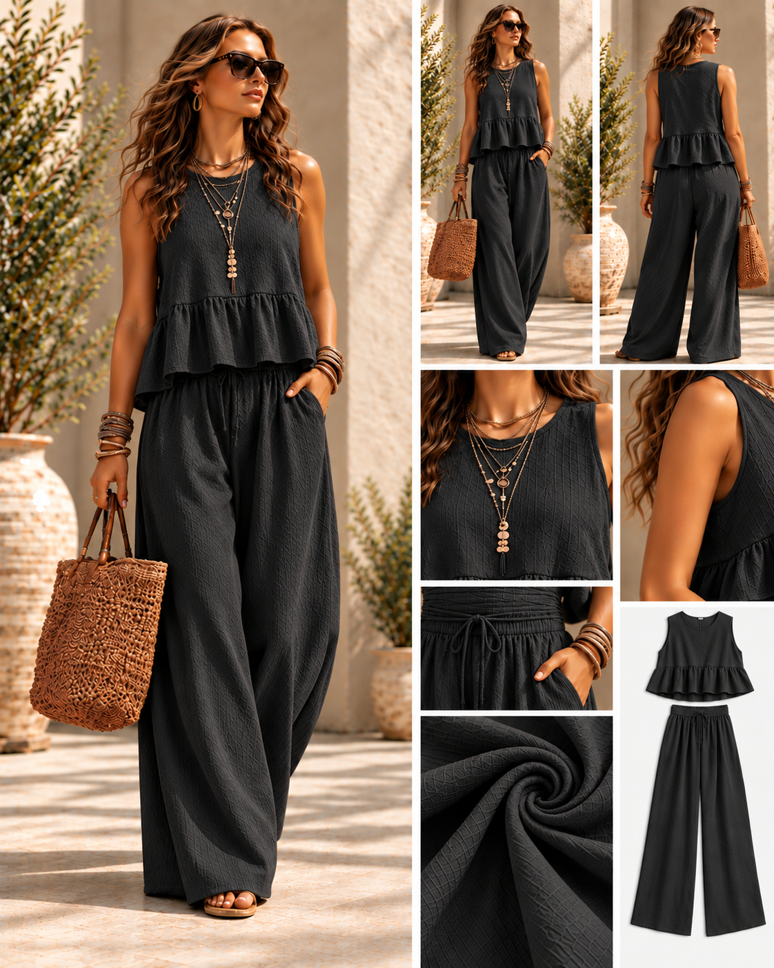 Sienna™ Relaxed Ruffle Two-Piece Set