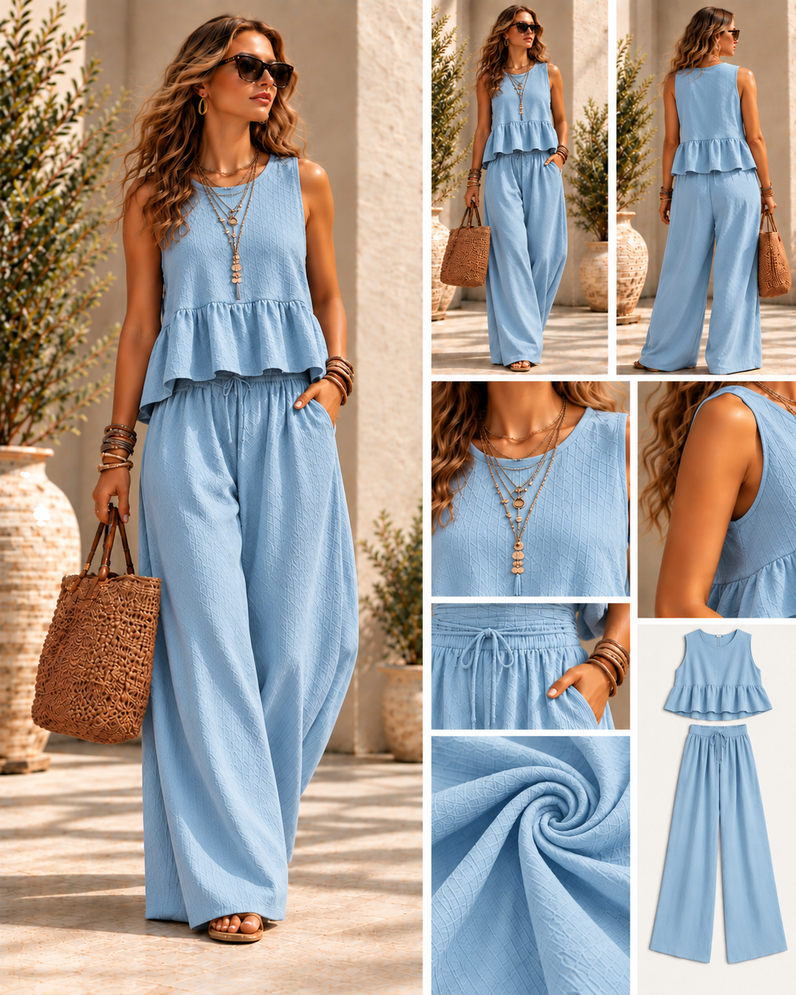 Sienna™ Relaxed Ruffle Two-Piece Set