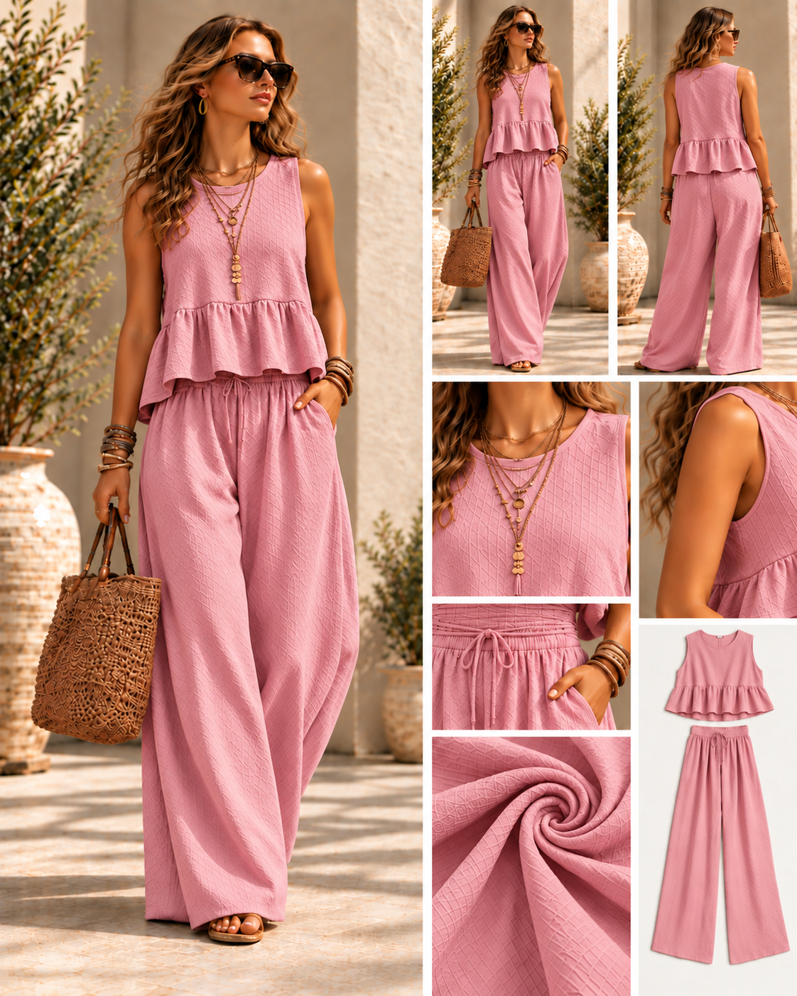 Sienna™ Relaxed Ruffle Two-Piece Set
