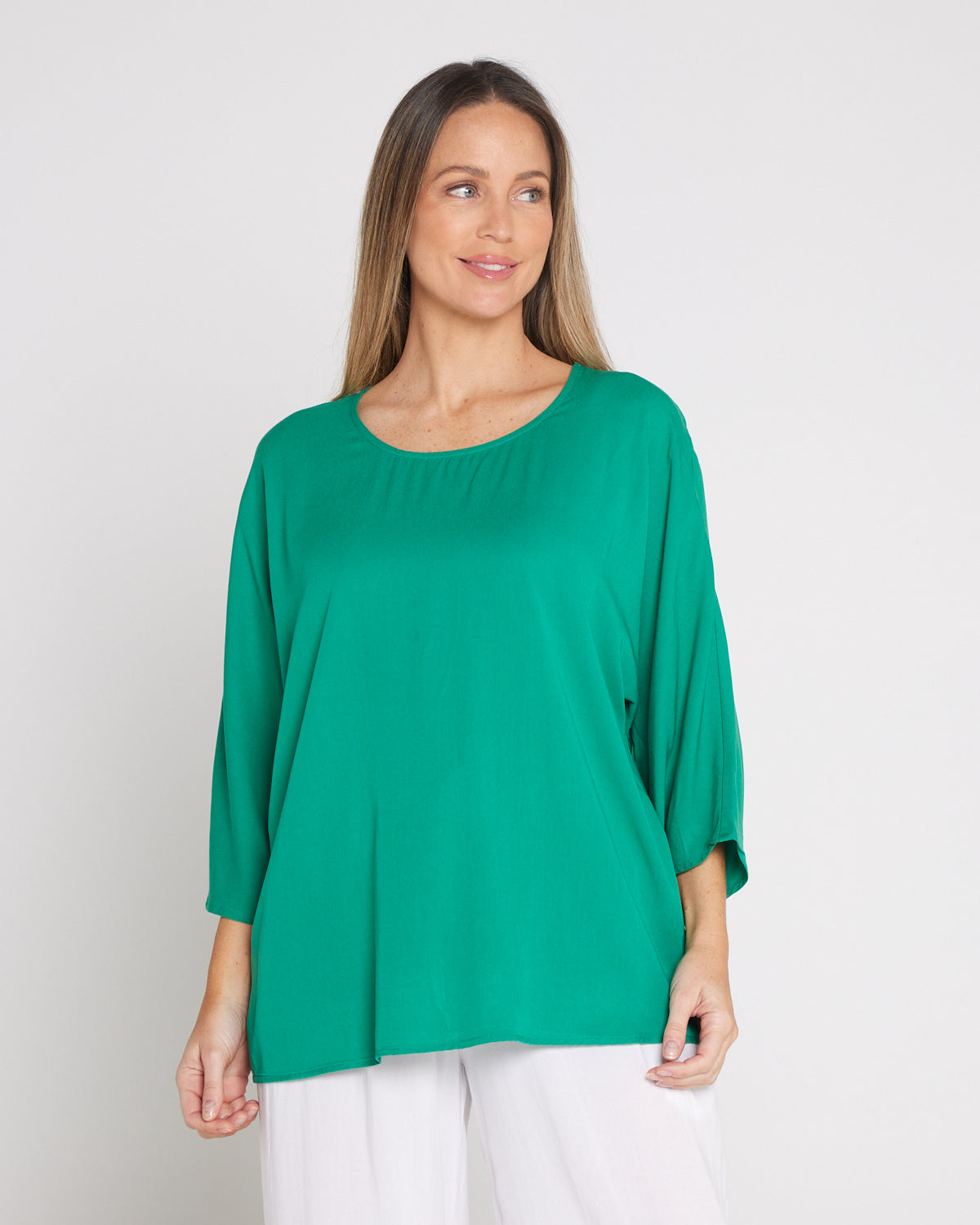 Ease Essential Top - Jade Green