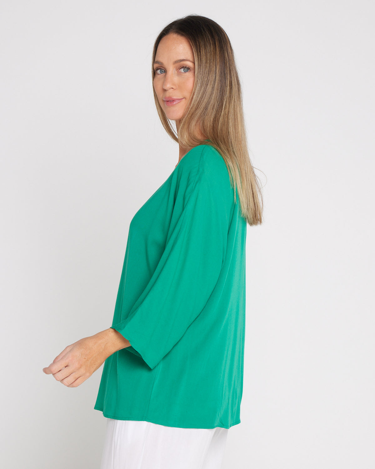 Ease Essential Top - Jade Green