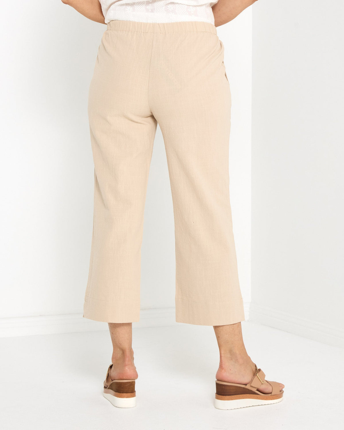 Mornington Cotton Pants - Natural