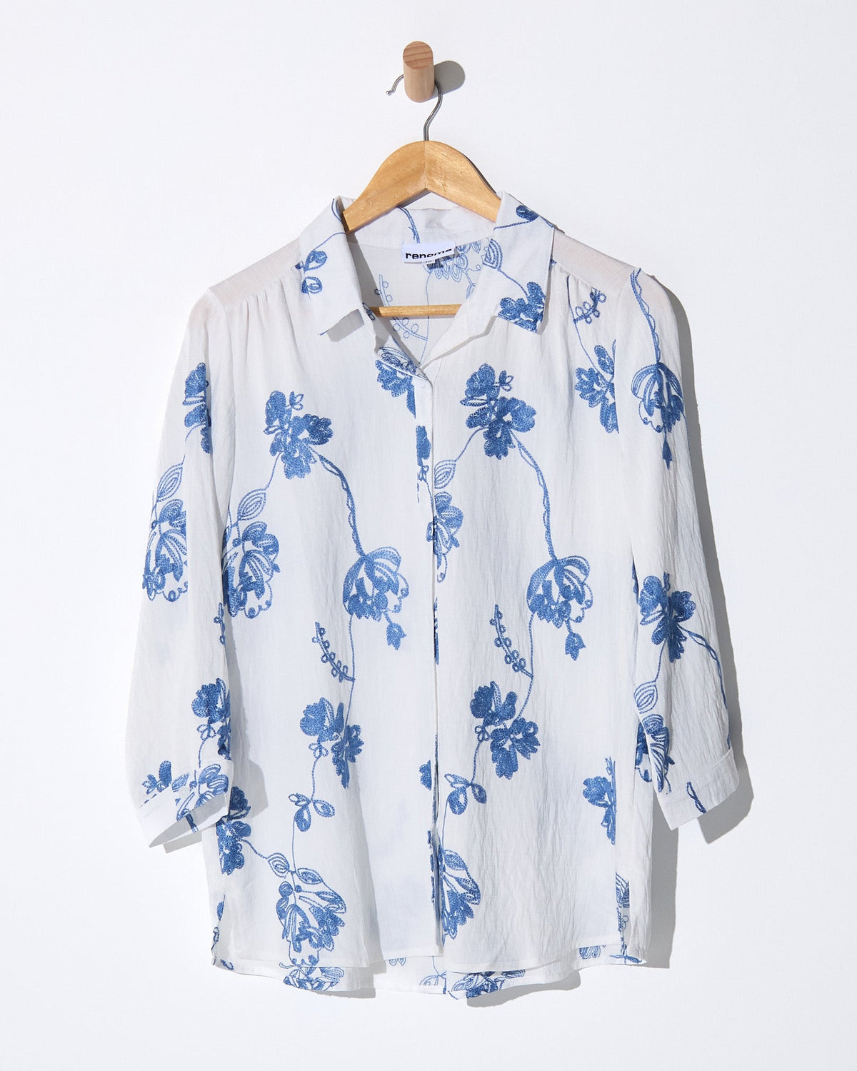 Violet Blouse - Delft Blue