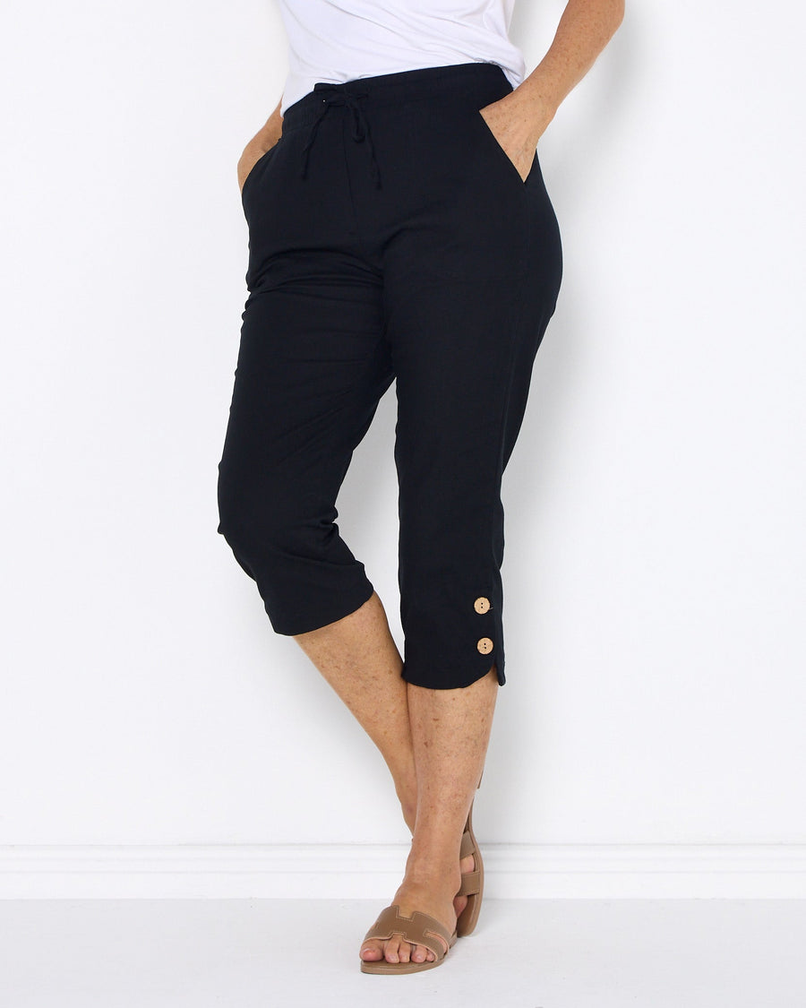 Aeroweave Capri Pant - Black