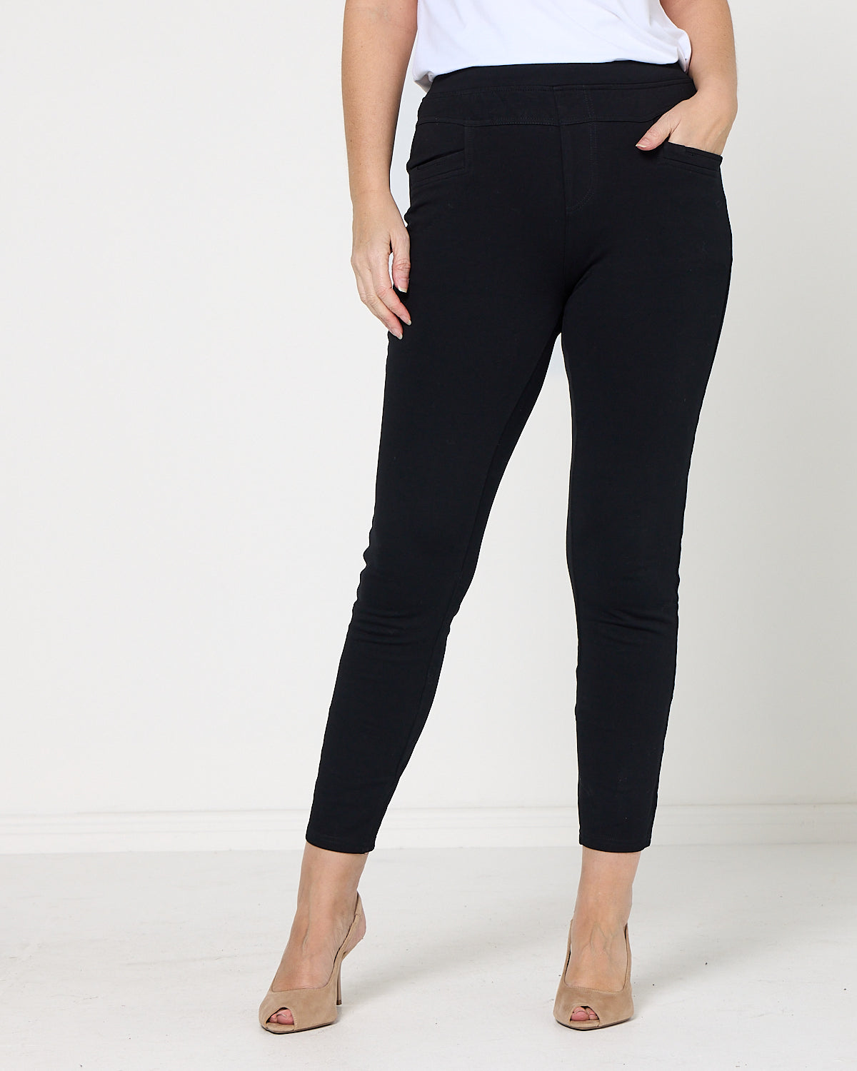 Sadie Stretch Pants - Black