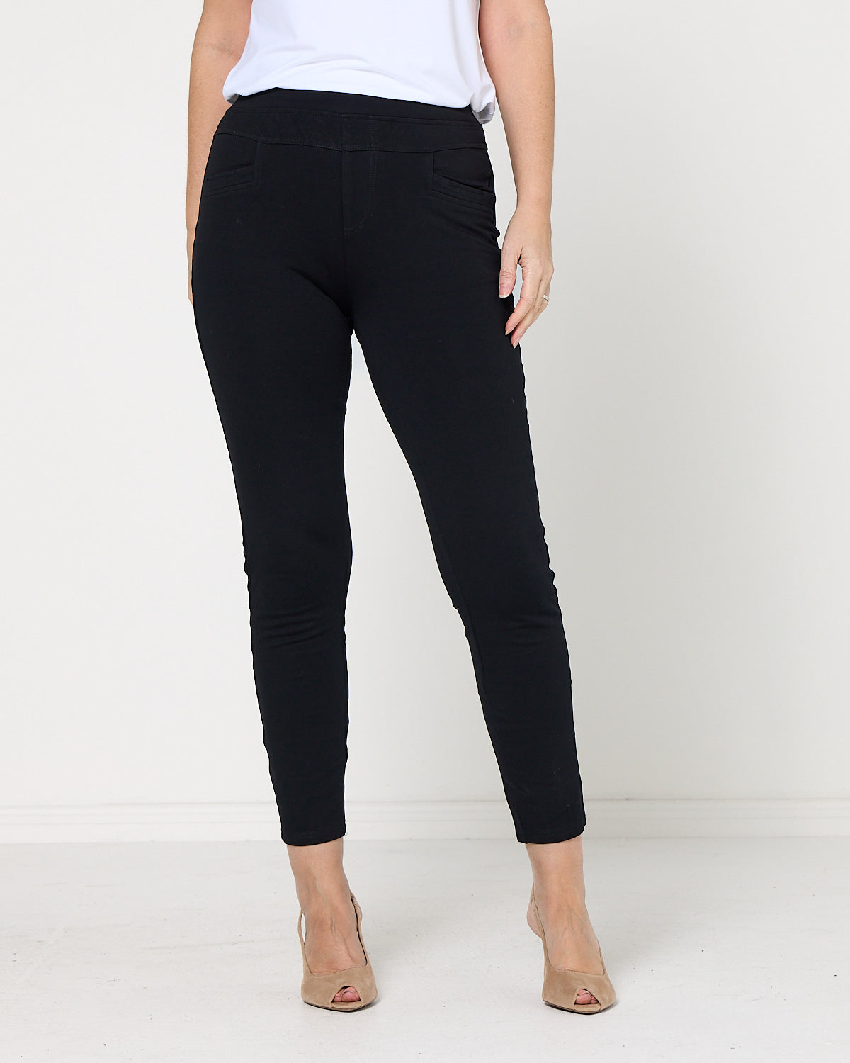 Sadie Stretch Pants - Black