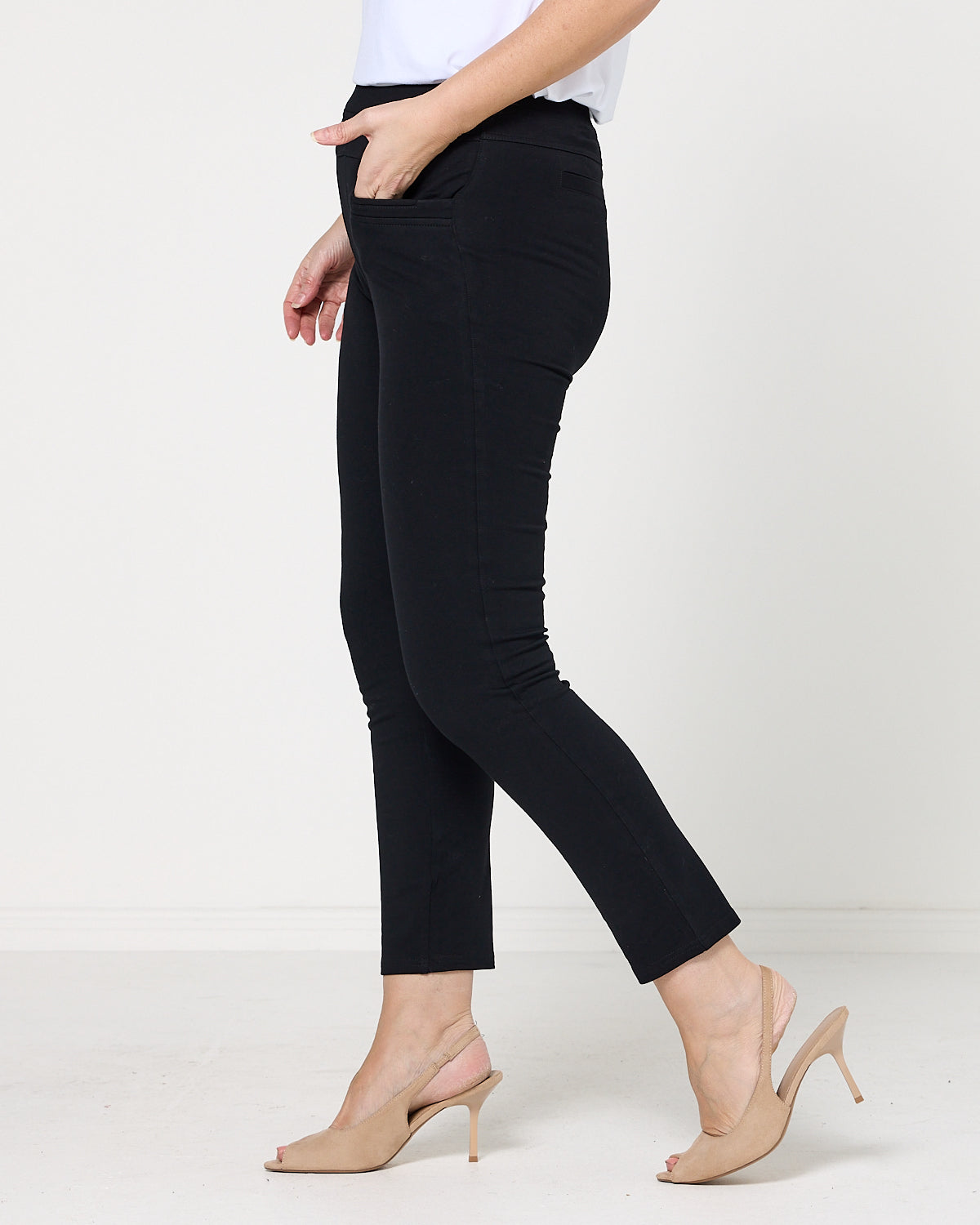 Sadie Stretch Pants - Black